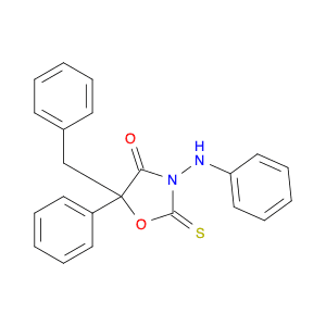 4-Oxazolidinone, 5-phenyl-3-(phenylamino)-5-(phenylmethyl)-2-thioxo-