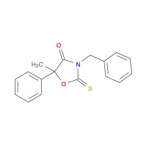 4-Oxazolidinone, 5-methyl-5-phenyl-3-(phenylmethyl)-2-thioxo-