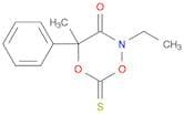 2H-1,5,2-Dioxazin-3(4H)-one, 2-ethyl-4-methyl-4-phenyl-6-thioxo-
