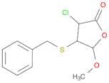 2(3H)-Furanone, 3-chlorodihydro-5-methoxy-4-[(phenylmethyl)thio]-