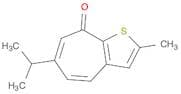 8H-Cyclohepta[b]thiophen-8-one, 2-methyl-6-(1-methylethyl)-