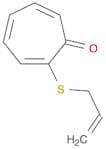 2,4,6-Cycloheptatrien-1-one, 2-(2-propenylthio)-