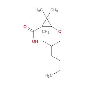 Cyclopropanecarboxylic acid, 3-[(2-ethylhexyl)oxy]-2,2-dimethyl-