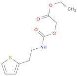 Acetic acid, [[[[2-(2-thienyl)ethyl]amino]carbonyl]oxy]-, ethyl ester