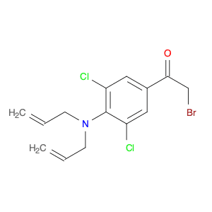 Ethanone, 2-bromo-1-[3,5-dichloro-4-(di-2-propenylamino)phenyl]-