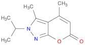 Pyrano[2,3-c]pyrazol-6(2H)-one, 3,4-dimethyl-2-(1-methylethyl)-