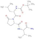 L-Valinamide, N-[(1,1-dimethylethoxy)carbonyl]-L-leucyl-5-oxo-L-prolyl-
