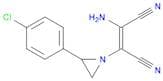 2-Butenedinitrile, 2-amino-3-[2-(4-chlorophenyl)-1-aziridinyl]-, (Z)-