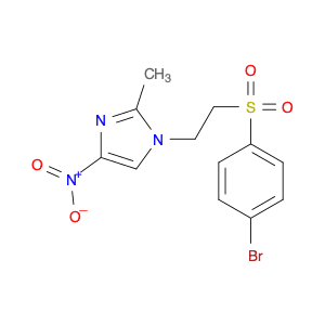 1H-Imidazole, 1-[2-[(4-bromophenyl)sulfonyl]ethyl]-2-methyl-4-nitro-