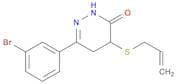 3(2H)-Pyridazinone, 6-(3-bromophenyl)-4,5-dihydro-4-(2-propenylthio)-