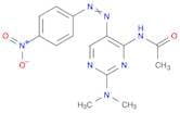 Acetamide, N-[2-(dimethylamino)-5-[(4-nitrophenyl)azo]-4-pyrimidinyl]-