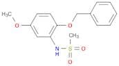 Methanesulfonamide, N-[5-methoxy-2-(phenylmethoxy)phenyl]-