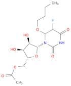 Uridine, 6-butoxy-5-fluoro-5,6-dihydro-, 5'-acetate