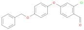 Benzaldehyde, 2-chloro-4-[4-(phenylmethoxy)phenoxy]-