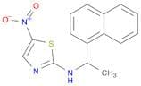2-Thiazolamine, N-[1-(1-naphthalenyl)ethyl]-5-nitro-
