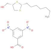 1,3-Dithiolane-4-methanol, 2-heptyl-, 3,5-dinitrobenzoate, cis-