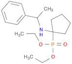 Phosphonic acid, [1-[(1-phenylethyl)amino]cyclopentyl]-, diethyl ester