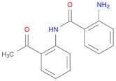 Benzamide, N-(2-acetylphenyl)-2-amino-