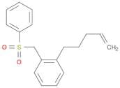 Benzene, 1-(4-pentenyl)-2-[(phenylsulfonyl)methyl]-