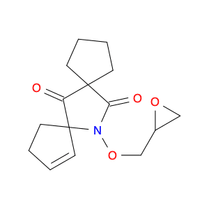 12-Azadispiro[4.1.4.2]tridec-8-ene-6,13-dione, 12-(oxiranylmethoxy)-