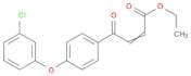 2-Butenoic acid, 4-[4-(3-chlorophenoxy)phenyl]-4-oxo-, ethyl ester