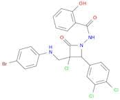 Benzamide,N-[3-[[(4-bromophenyl)amino]methyl]-3-chloro-2-(3,4-dichlorophenyl)-4-oxo-1-azetidinyl]-…