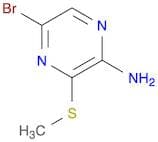 5-Bromo-3-(methylthio)pyrazin-2-amine