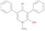 4(1H)-Pyridinone, 2-hydroxy-1-methyl-3,5-diphenyl-