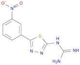 1-(5-(3-Nitrophenyl)-1,3,4-thiadiazol-2-yl)guanidine