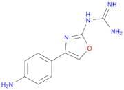 Guanidine, [4-(4-aminophenyl)-2-oxazolyl]-