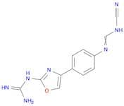 Guanidine, [4-[4-[[(cyanoamino)methylene]amino]phenyl]-2-oxazolyl]-