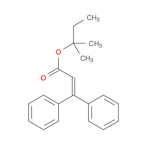 2-Propenoic acid, 3,3-diphenyl-, 1,1-dimethylpropyl ester
