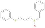 Benzene, [[3-[(phenylmethyl)sulfinyl]propyl]thio]-