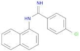 Benzenecarboximidamide, 4-chloro-N-1-naphthalenyl-