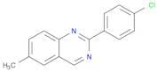 Quinazoline, 2-(4-chlorophenyl)-6-methyl-