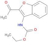 Carbamic acid, (2-acetyl-3-benzofuranyl)-, ethyl ester