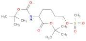 tert-Butyl 2-((tert-butoxycarbonyl)amino)-6-((methylsulfonyl)oxy)hexanoate