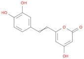 2H-Pyran-2-one, 6-[2-(3,4-dihydroxyphenyl)ethenyl]-4-hydroxy-