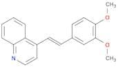 Quinoline, 4-[(1E)-2-(3,4-dimethoxyphenyl)ethenyl]-
