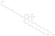 Benzenesulfonic acid, 2,3,4-tris(dodecyloxy)-