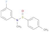 Benzenesulfinamide, N-(3-fluorophenyl)-N,4-dimethyl-