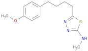 1,3,4-Thiadiazol-2-amine, 5-[4-(4-methoxyphenyl)butyl]-N-methyl-