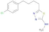 1,3,4-Thiadiazol-2-amine, 5-[4-(4-chlorophenyl)butyl]-N-methyl-