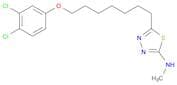 1,3,4-Thiadiazol-2-amine, 5-[7-(3,4-dichlorophenoxy)heptyl]-N-methyl-