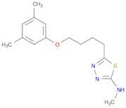 1,3,4-Thiadiazol-2-amine, 5-[4-(3,5-dimethylphenoxy)butyl]-N-methyl-