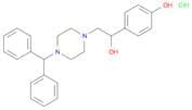 4-[2-(4-benzhydrylpiperazin-1-yl)-1-hydroxy-ethyl]phenol hydrochloride