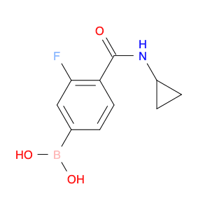 4-(CYCLOPROPYLCARBAMOYL)-3-FLUOROPHENYLBORONIC ACID