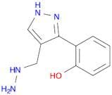 Phenol, 2-[4-(hydrazinomethyl)-1H-pyrazol-3-yl]-