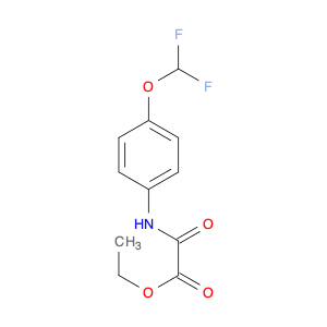 Acetic acid, [[4-(difluoromethoxy)phenyl]amino]oxo-, ethyl ester