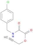 Acetic acid, [(4-chlorophenyl)methylamino]oxo-, 2-propynyl ester